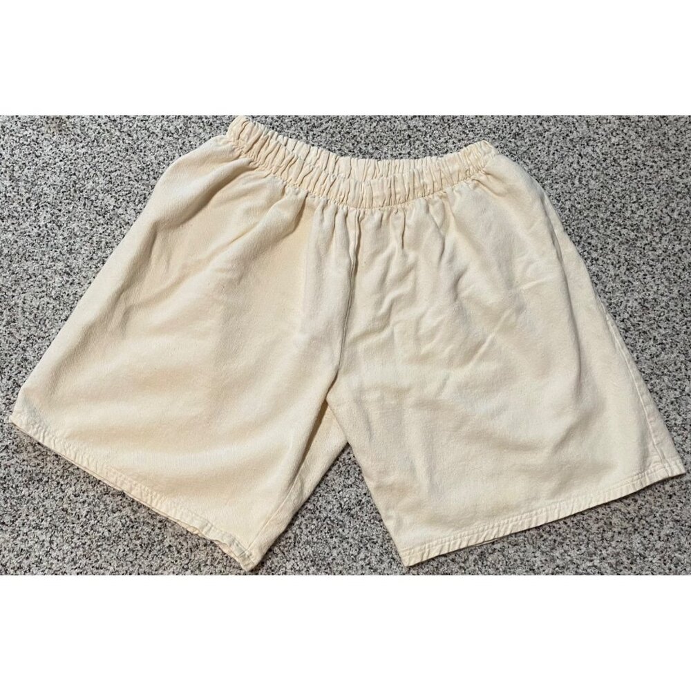 Vintage Cactus Creations Cream Shorts Tan Lounge Y2K Indi Boho Pockets Size XXL